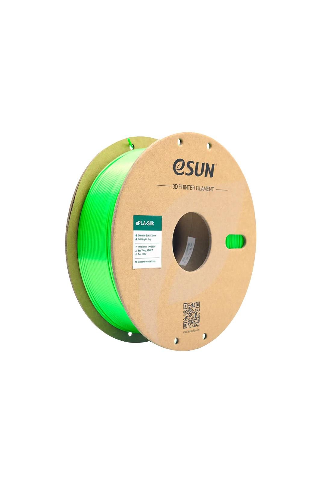 eSUN Silk PLA 3D Printer Filament Yeşil ( Green )