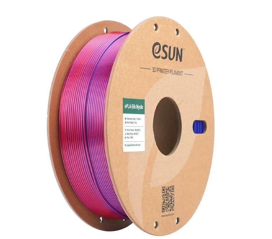 eSUN PLA-Silk Mystic Filament  Blue- Red- Purple