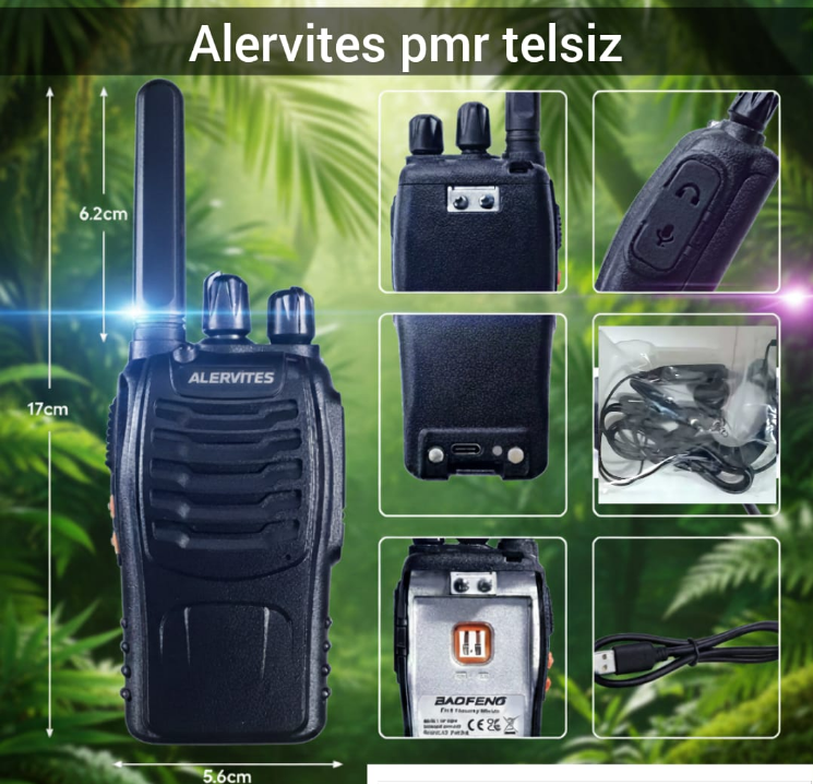 Alervites PMR Telsiz | Lisanssız El Telsizi