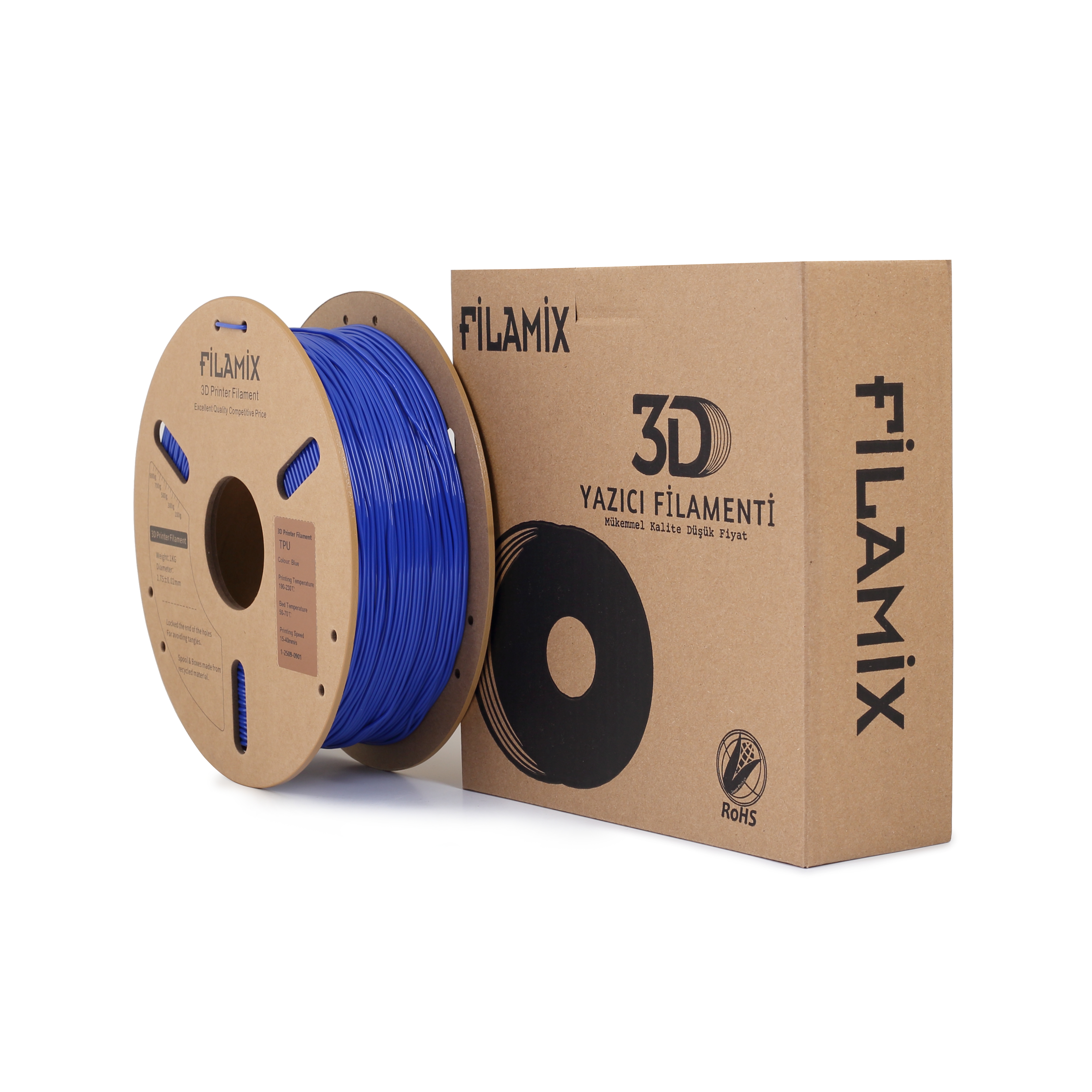 Filamix TPU 95A Mavi ( Blue ) Filament