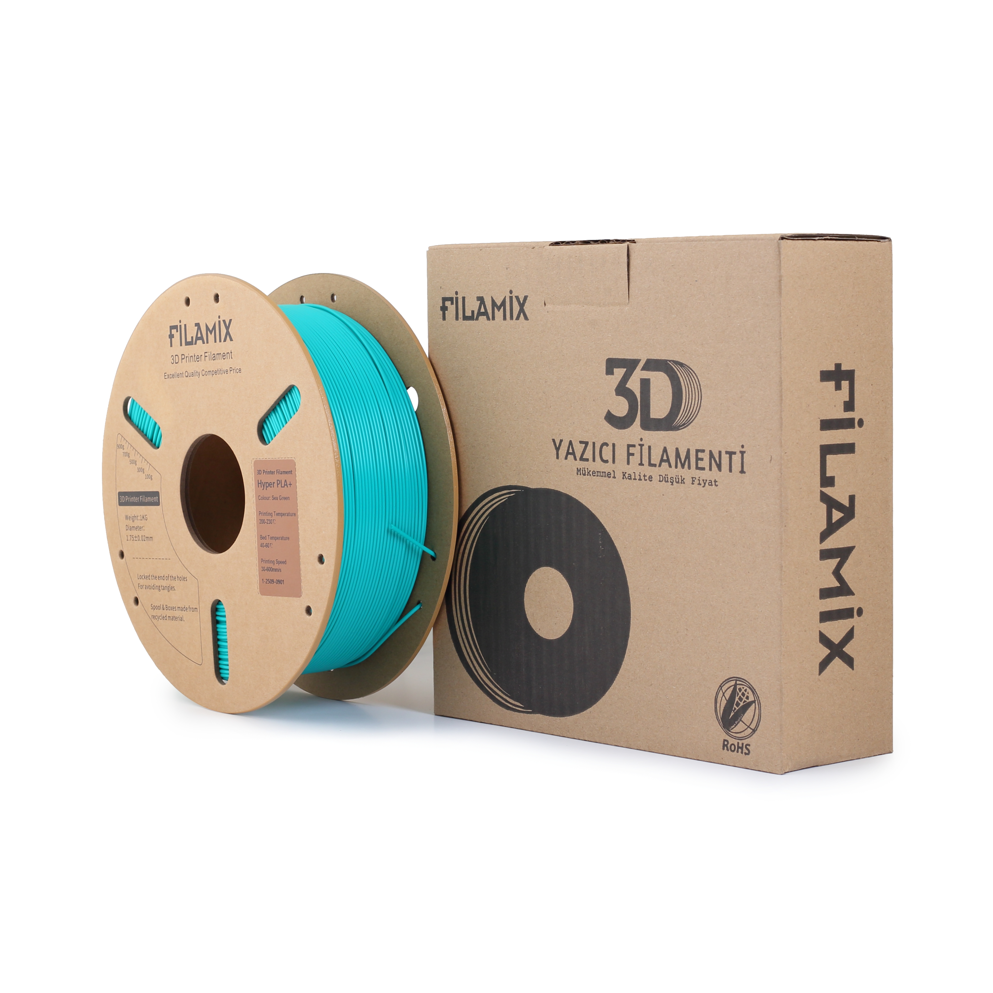 Filamix Hyper PLA+ Deniz Yeşili (Sea Green)