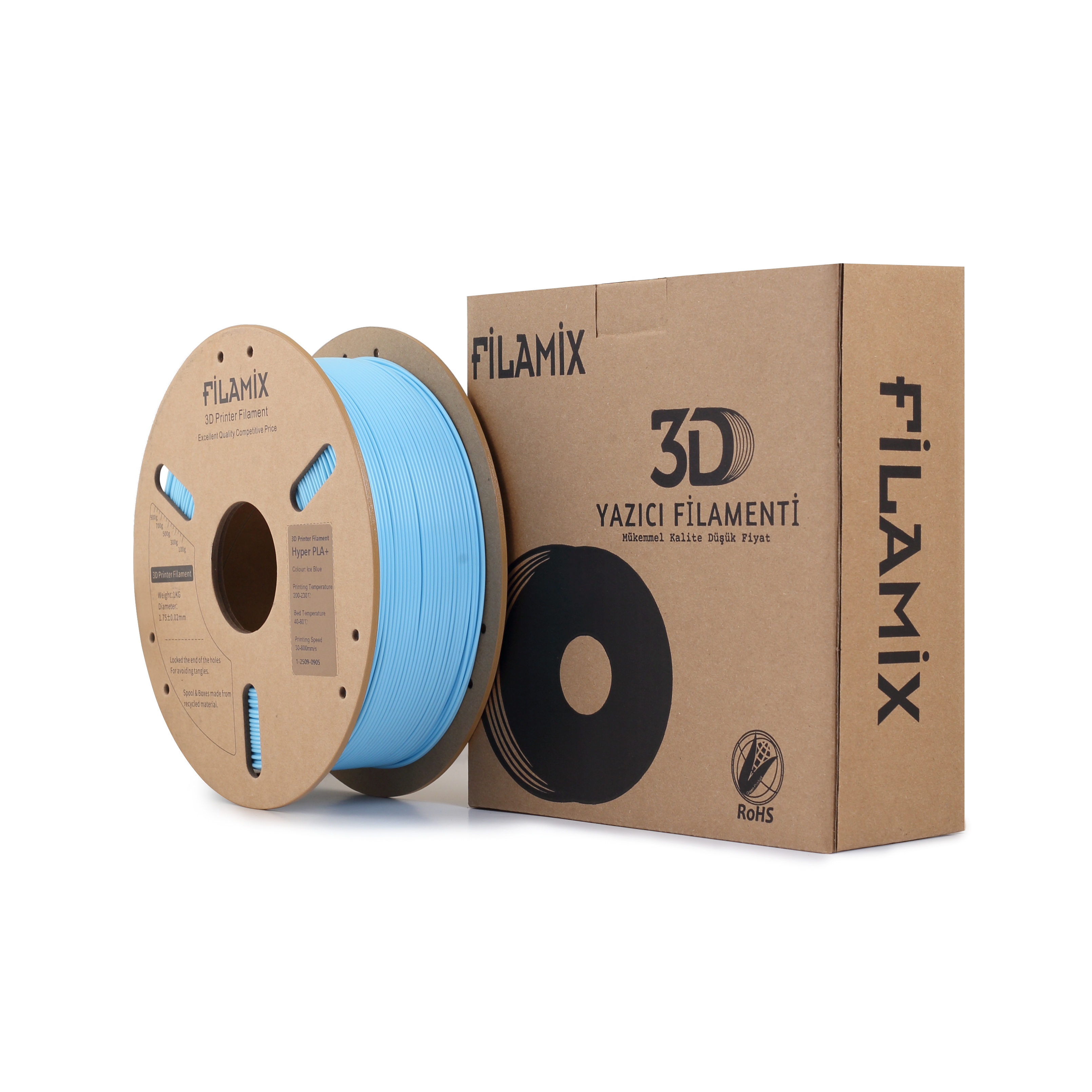 Filamix Hyper PLA+ Buz Mavisi ( Ice Blue )