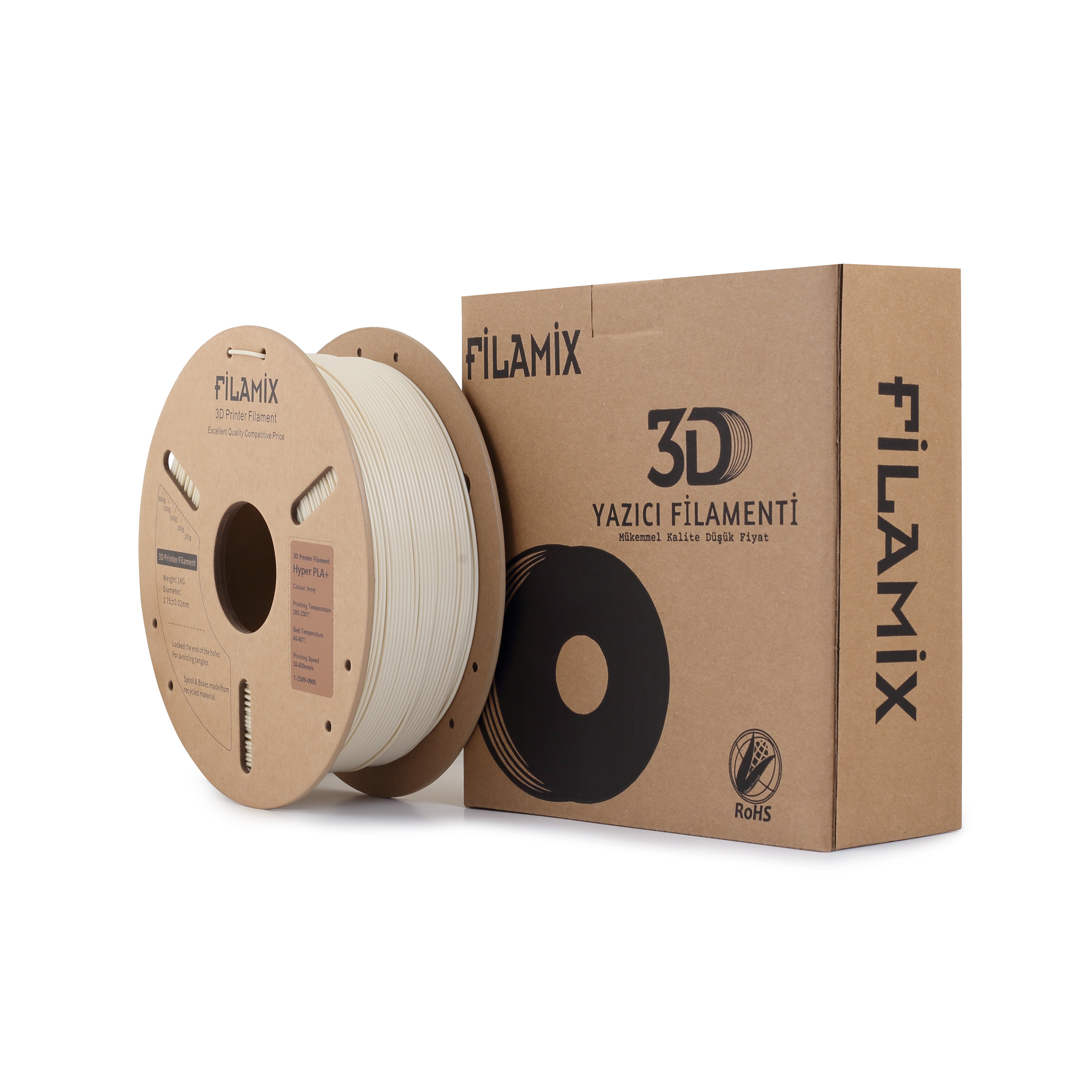 Filamix Hyper PLA+ Fil Dişi ( Ivory )