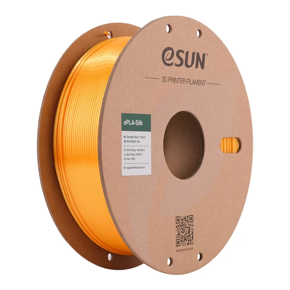 eSUN Silk PLA 3D Printer Filament Koyu Sarı ( Dark Yellow )
