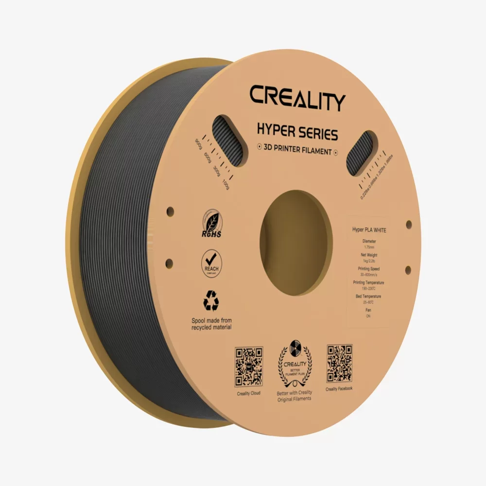 Creality Hyper PLA Siyah ( Black ) 1.75 Mm 1KG