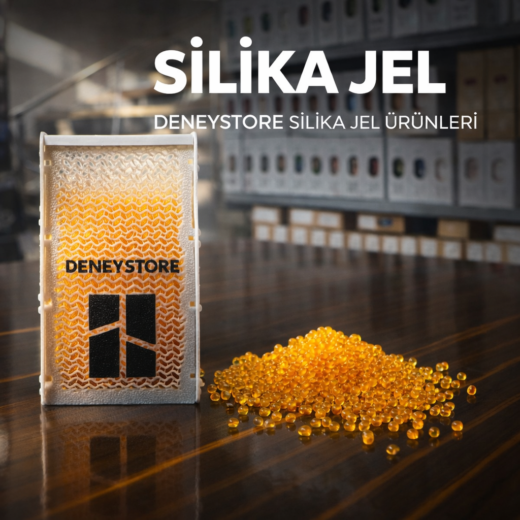 Turuncu Silika Jel 50 GR | Renk Değiştiren Nem Alıcı Paket