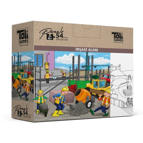 İnşaat Alanı - 54 Parça Puzzle