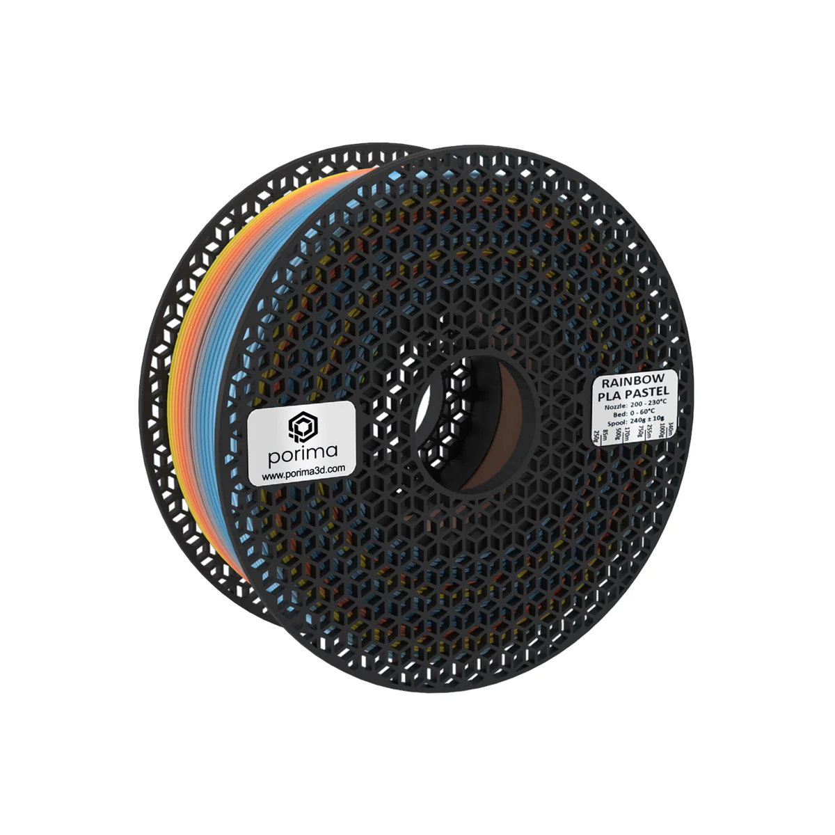 Porima Rainbow PLA Pastel Filament