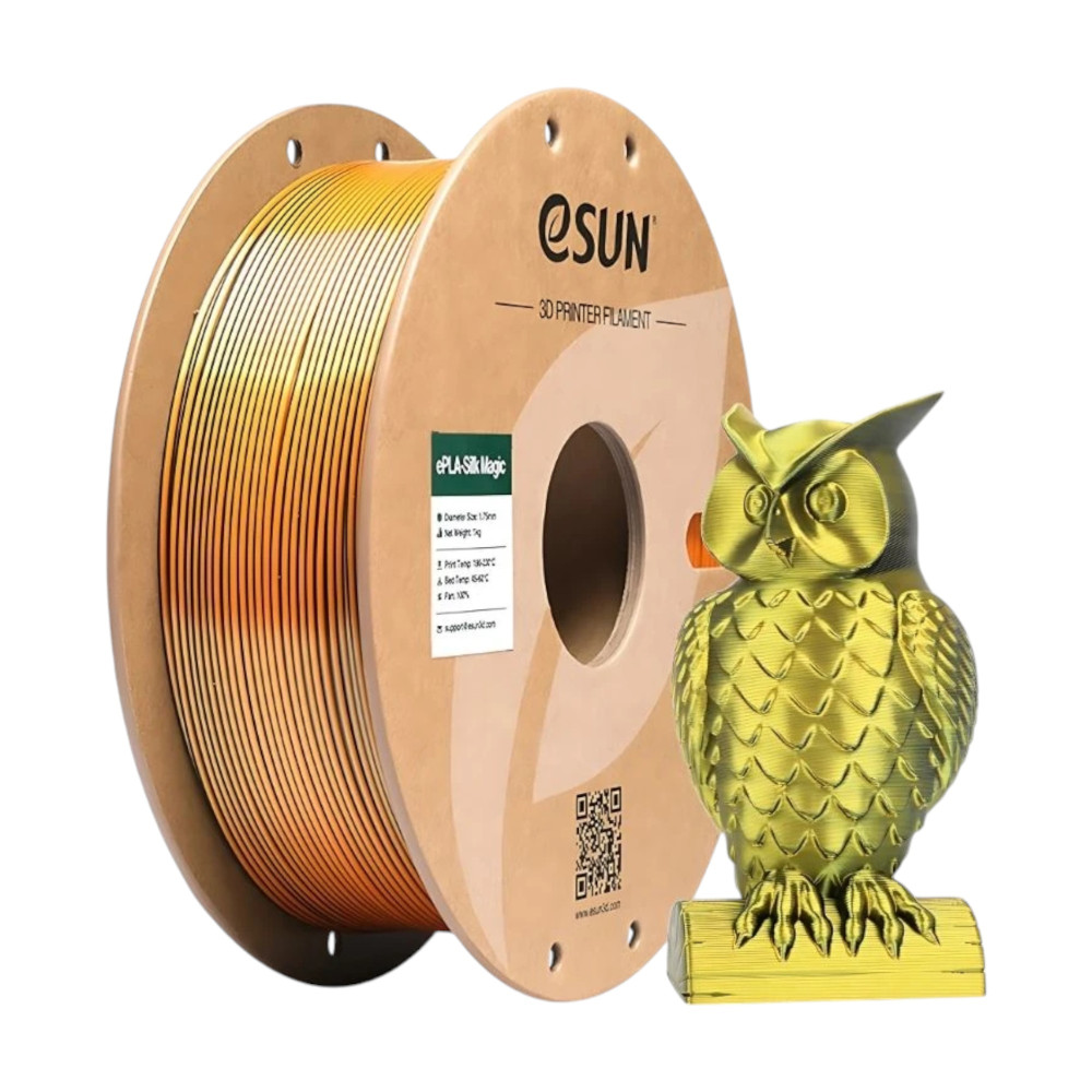 eSUN PLA-Silk Magic Filament Black- Gold