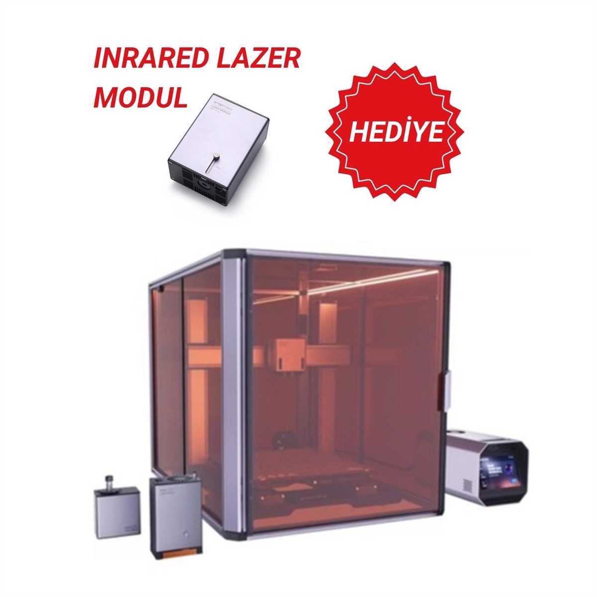 Snapmaker Artisan Premium 3in1 INFRARED LAZER HEDİYELİ