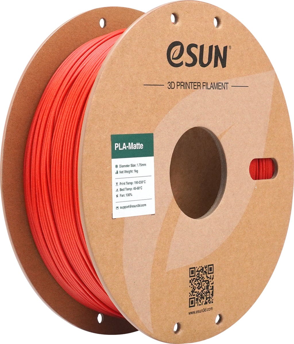 ESUN e-PLA Matte Filament Ateş Kırmızısı (Fire Engine Red) 1.75mm 1Kg