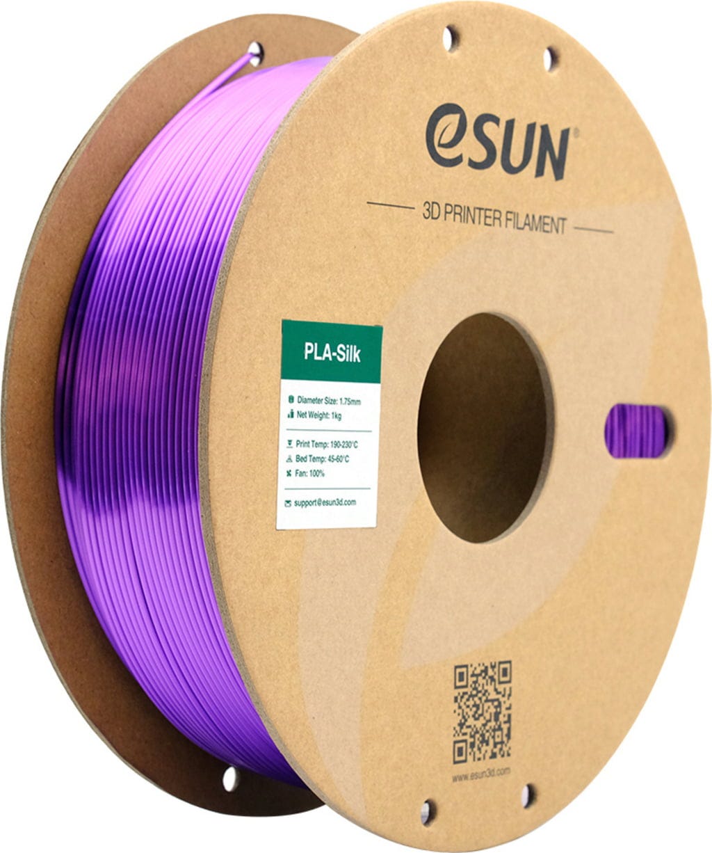 eSUN Silk PLA 3D Printer  Filament Mor ( Purple )