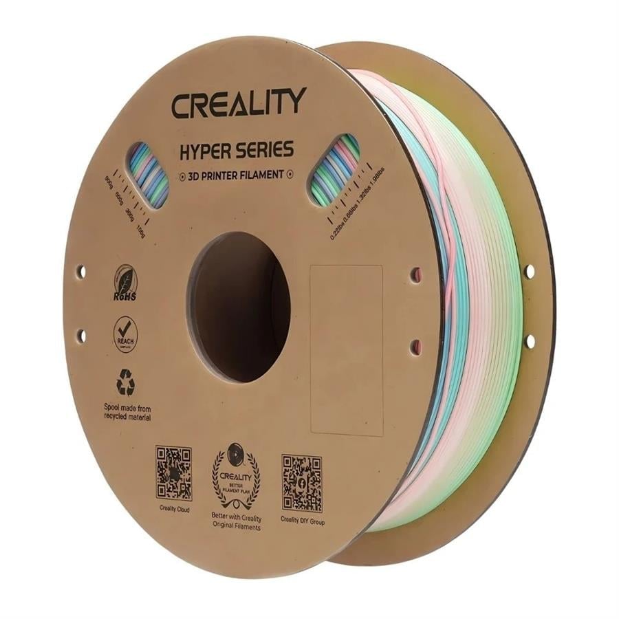 Creality Hyper PLA+ Rainbow Wild Blossom-Long Gradient Filament 1.75mm 1kg
