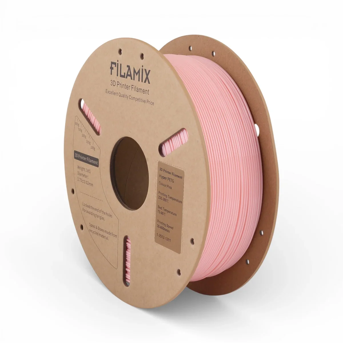 Filamix Rapid PETG Pembe ( Pink ) Filament