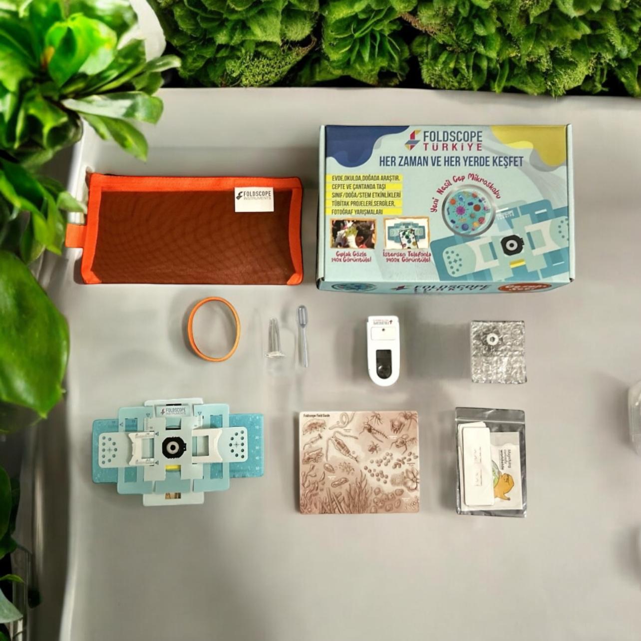 Foldscope Gezgin Seti (Kraft Kutusunda)