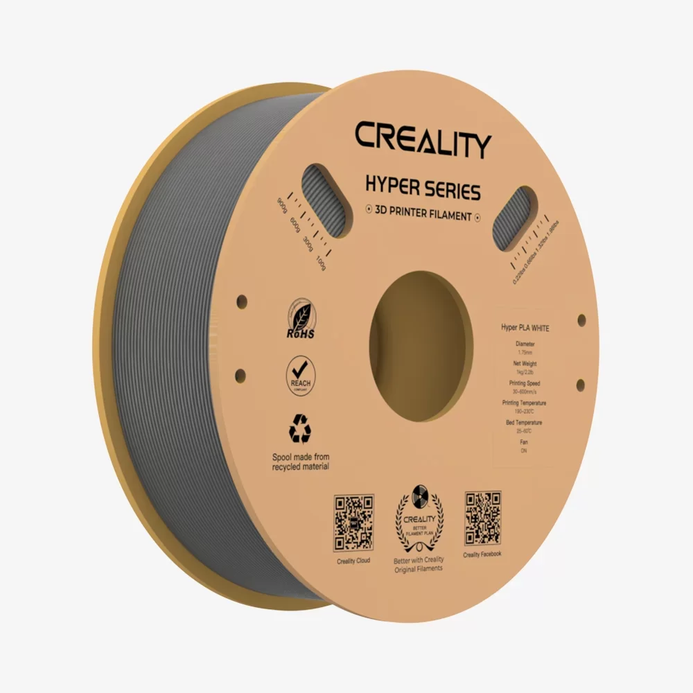 Creality Hyper PLA Gri ( Grey )1.75 Mm 1KG
