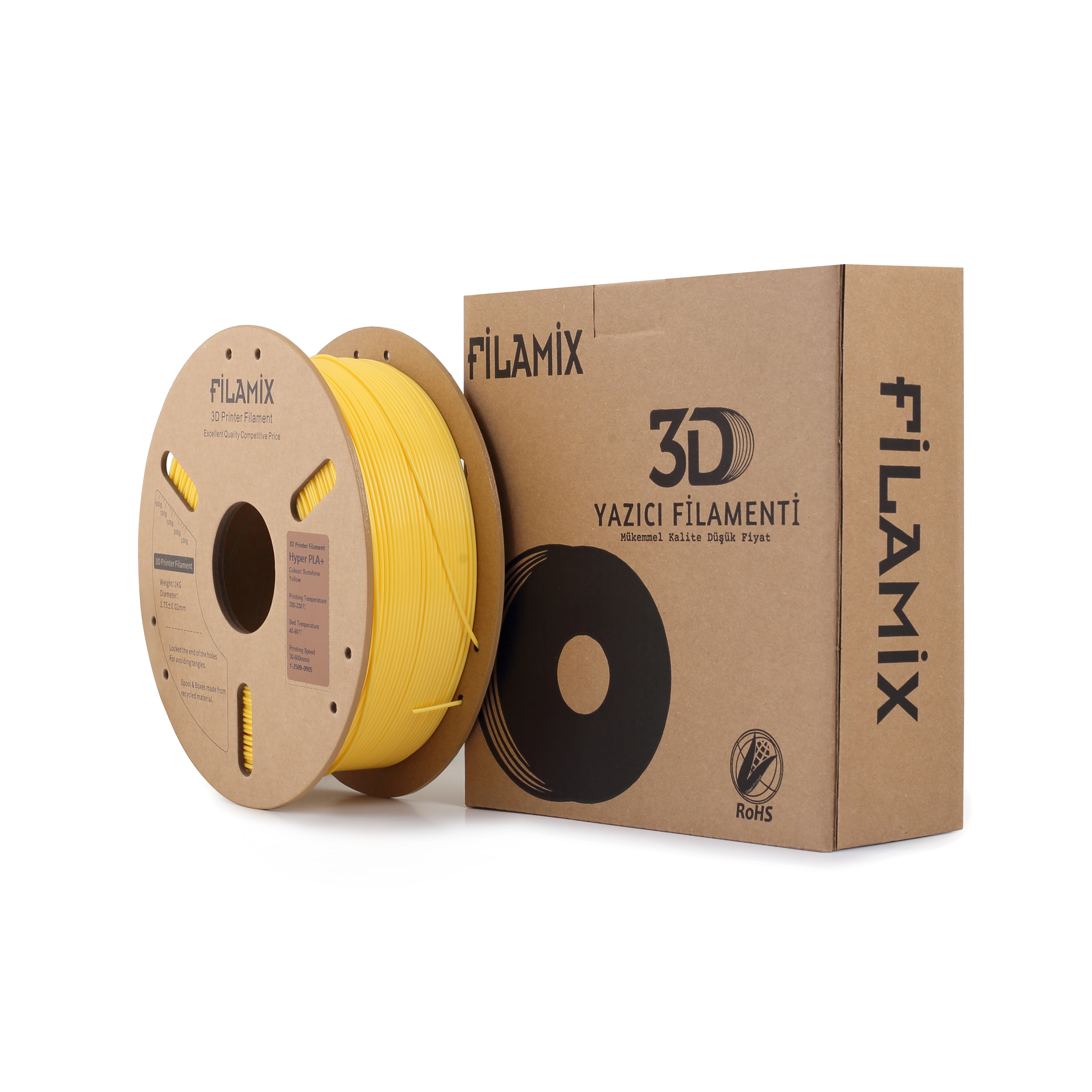 Filamix Hyper PLA+ Güneş Sarısı ( Sunshine )