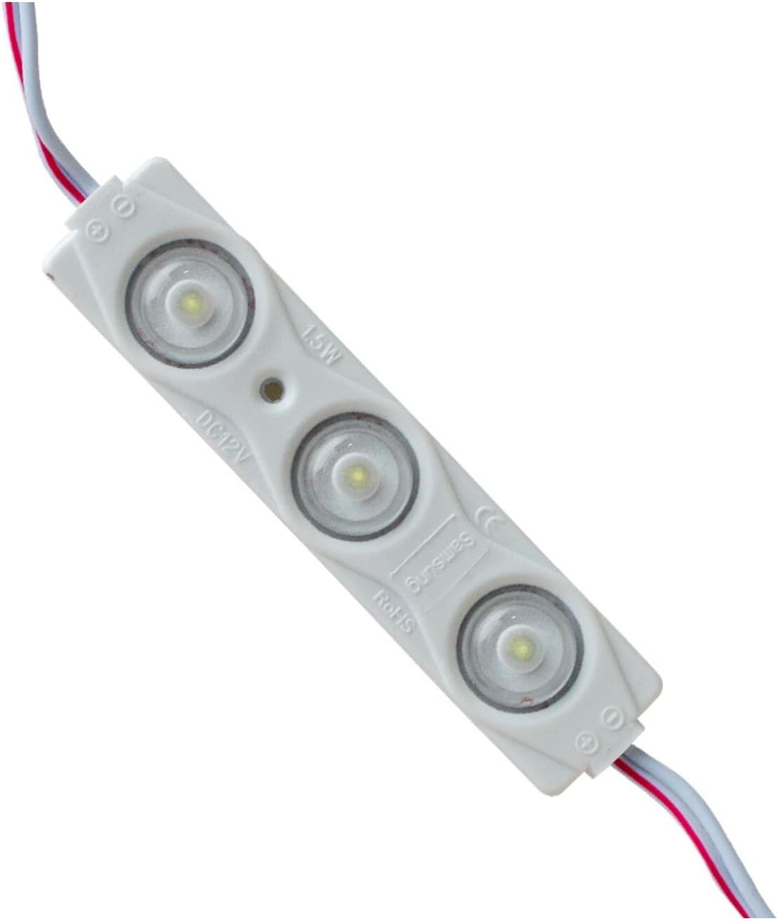12V 3 Ledli Mercekli Parmak Modül Led 1.5W