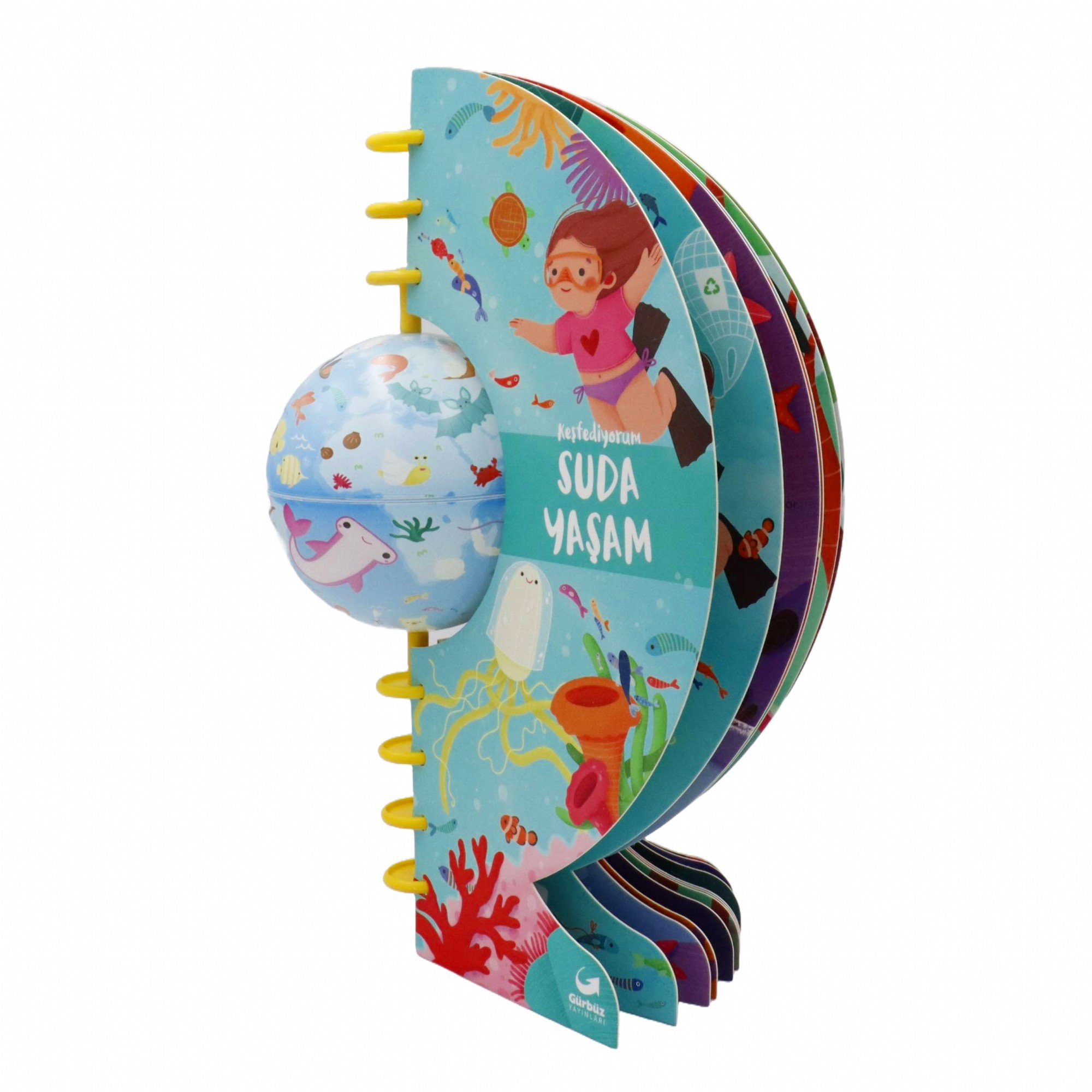 Keşfediyorum: Suda Yaşam  3 Boyutlu Eğitici Kitap