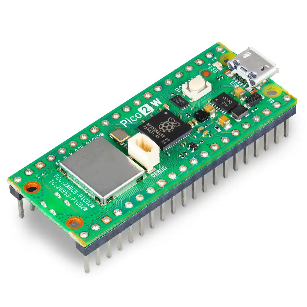 Lehimli Raspberry Pi Pico 2 W