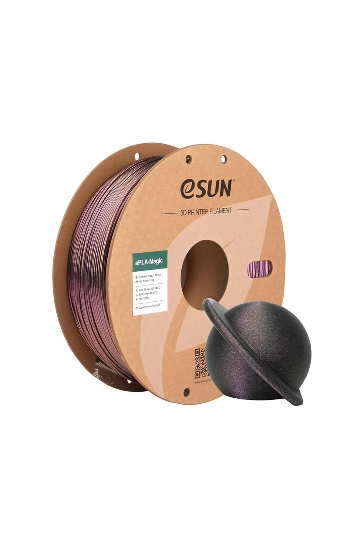 eSUN PLA-Silk Magic Filament Dark Twinkling Gold