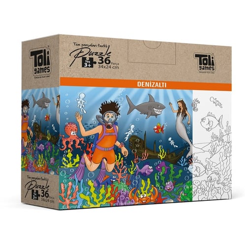 Denizaltı - 36 Parça Puzzle