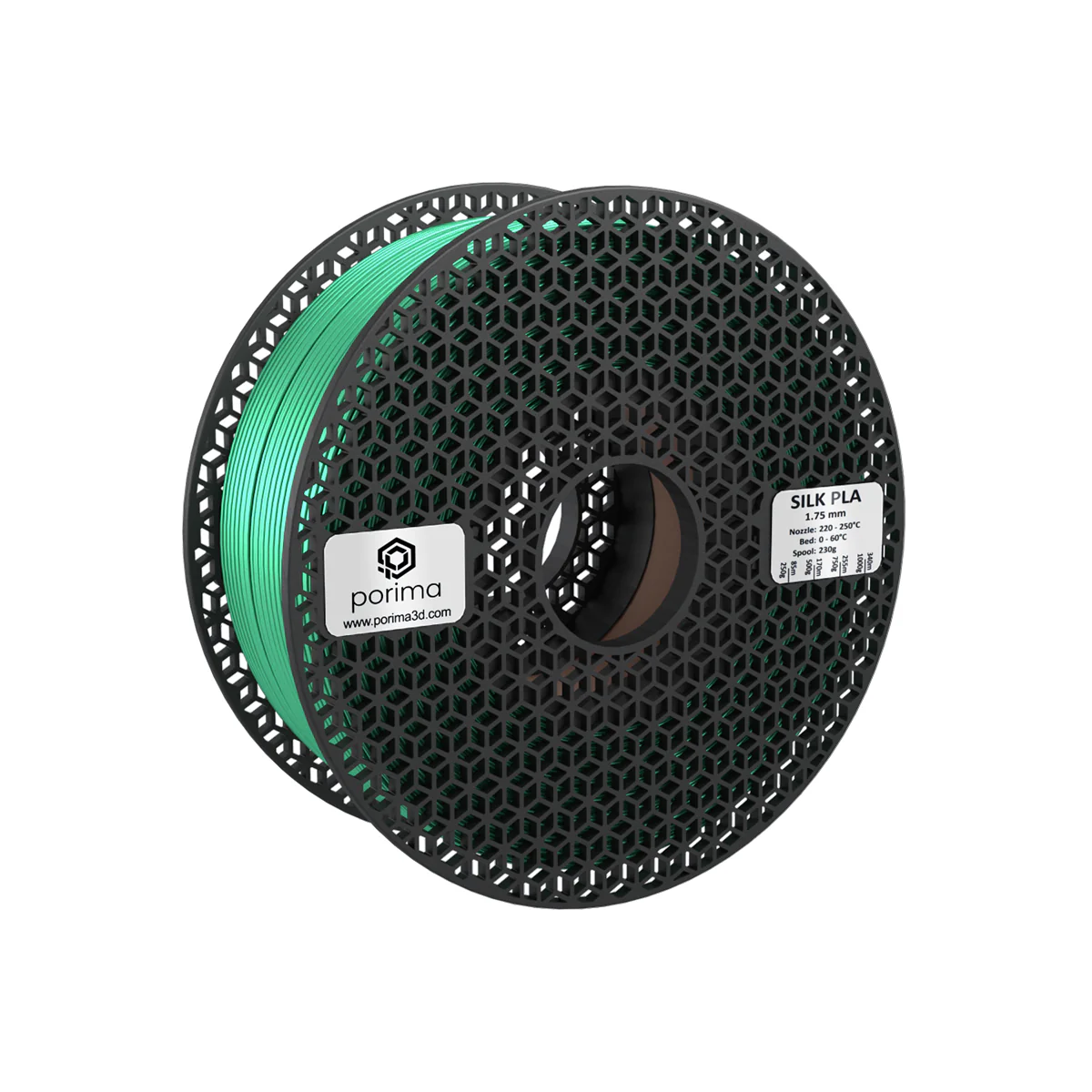 Porima Silk PLA Filament Yeşil 1.75mm