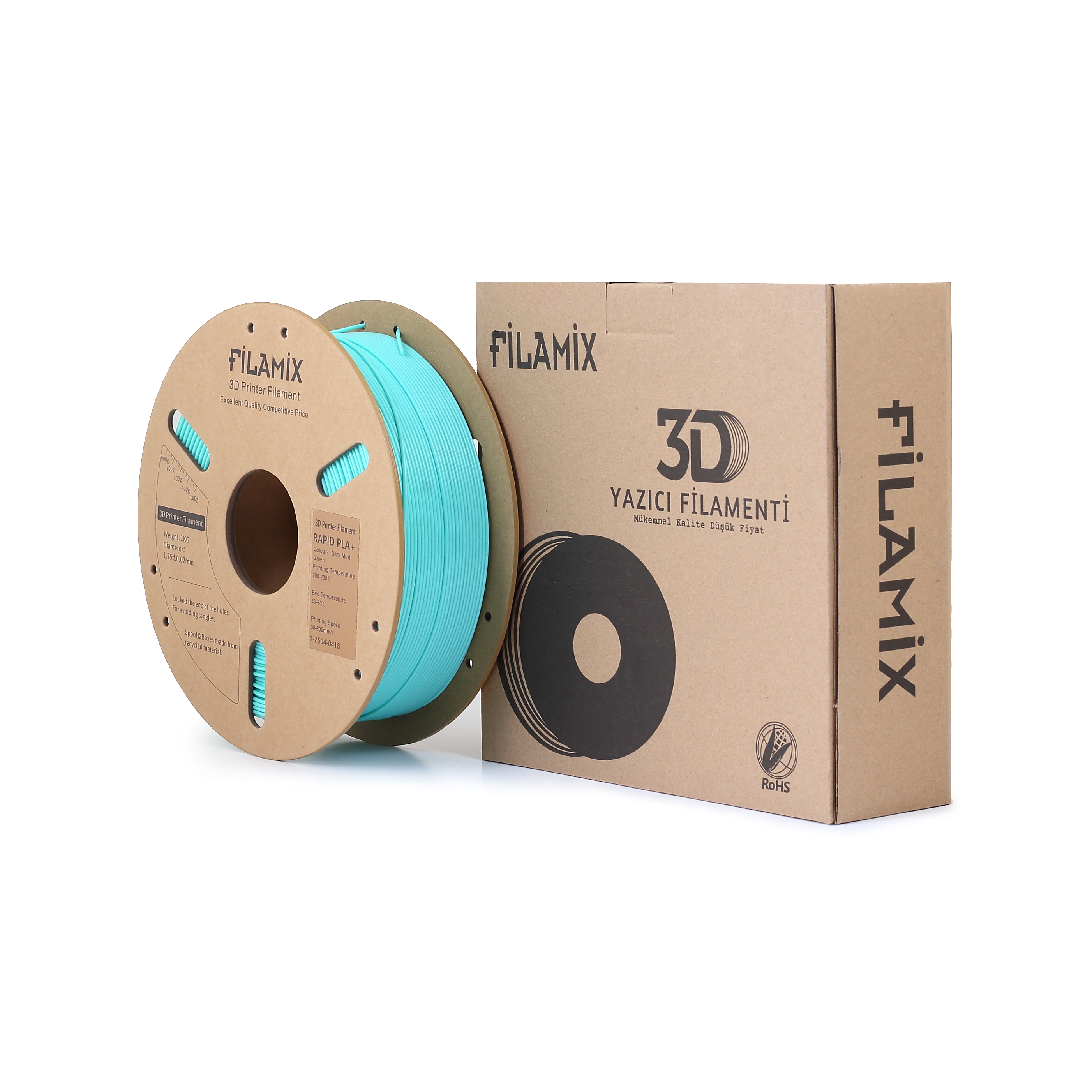Filamix Hyper PLA+ Koyu Nane Yeşil ( Dark Mint Green )