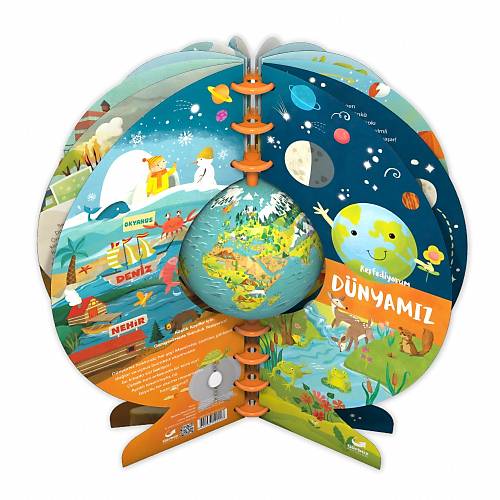 Kefediyorum: Dnyamz  3 Boyutlu Kreli Eitici Kitap