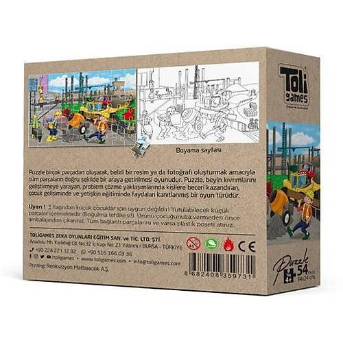 �n�aat Alan� - 54 Par�a Puzzle