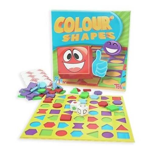 Colour Shapes Renkli Ah�ap Ta�l� Zeka Oyunu