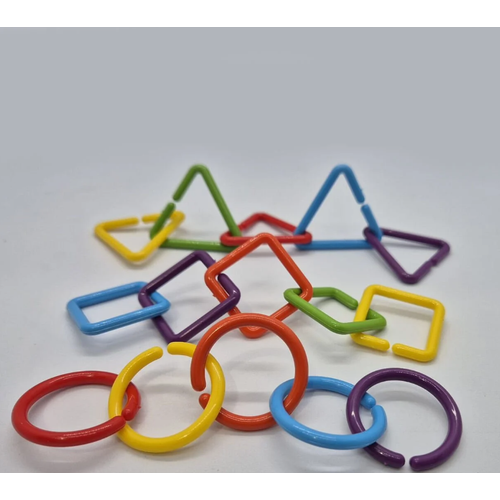 Renkli Geometrik Aktivite ekilleri  360 Para Eitici Balant Seti