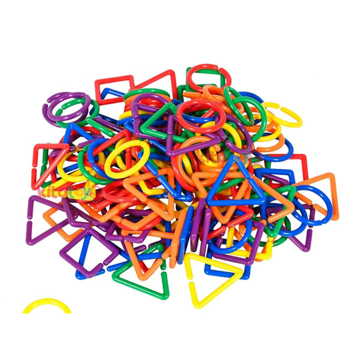 Renkli Geometrik Aktivite ekilleri  360 Para Eitici Balant Seti