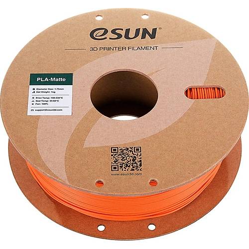 ESUN e-PLA Matte Filament Mandalina (Tangerine) 1.75mm 1Kg