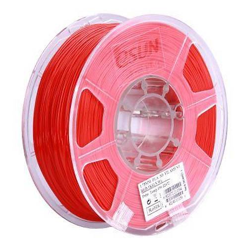 Esun 1.75 mm Krmz PLA+ Plus Filament - Red