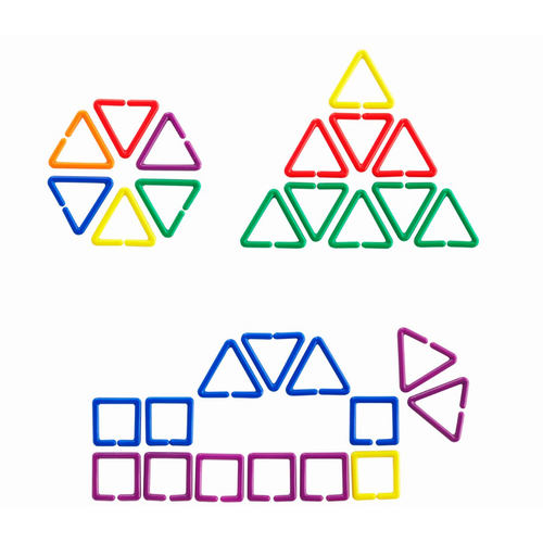 Renkli Geometrik Aktivite ekilleri  360 Para Eitici Balant Seti