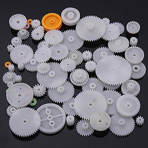 75 Par�a Plastik Di�li �ark Seti (DC Motor - DIY - Hobi Seti)
