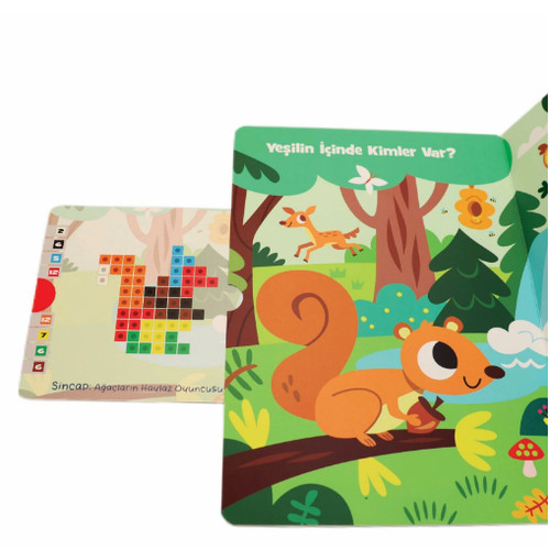 Hayvanlar Alemi Eitici Blok Kitab | STEM ve Doa Temal Eitim Seti