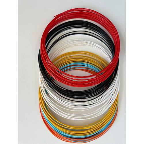 3D Kalem iin Filament Paketi - 6 Renk, 10'ar Metre