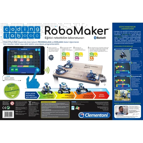 Clementoni RoboMaker Start Robotik Laboratuvar (TK)