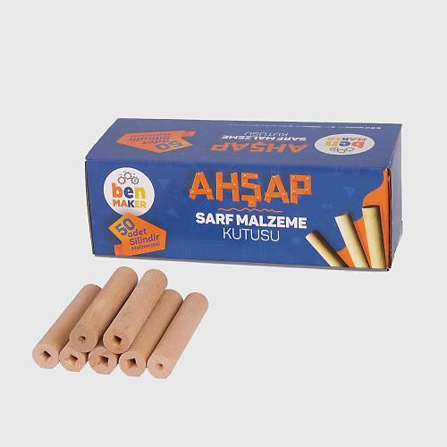 Silindir Ah�ap (50 Adet)