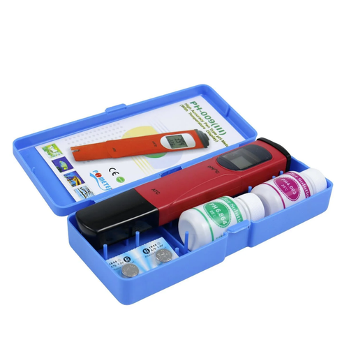 PH METRE (0,1 ph Brm. ayarl�, Cam elekt. ve kalibr. ��zeltili)