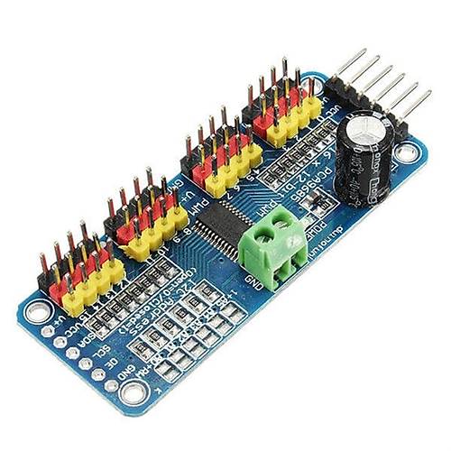 PCA9685 16 Kanal I2C PWM/Servo S�r�c� Kart� (Klon)