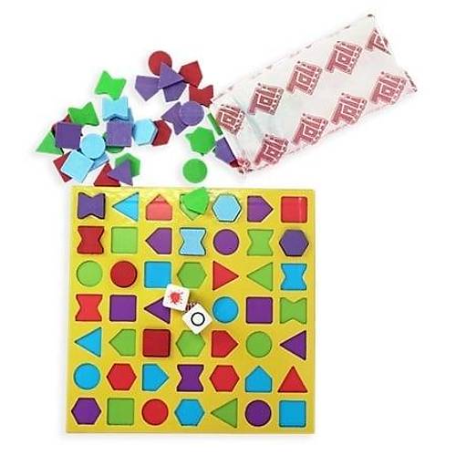 Colour Shapes Renkli Ah�ap Ta�l� Zeka Oyunu