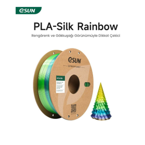 eSUN Silk PLA 3D Printer Filament G�kku�a�� ( Rainbow )