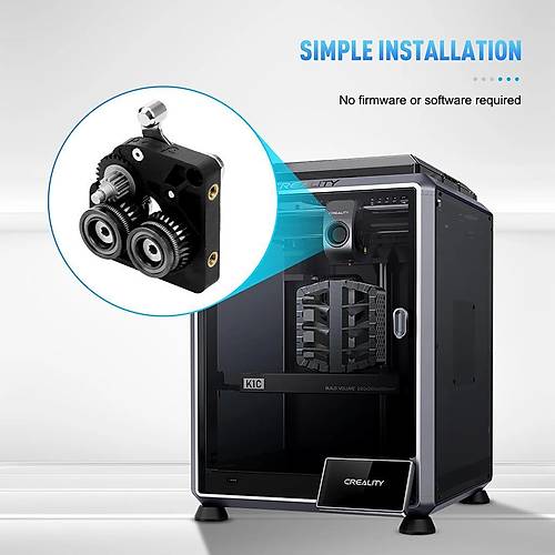 Creality K1-K1C-K1 Max-Ender V3-V3 Plus Extruder Dilisi(Paslanmaz elik)