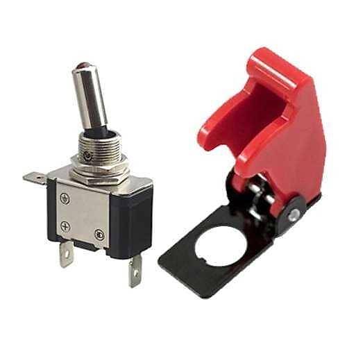 Missile Switch - K�rm�z� Kapakl� On-Off Anahtar