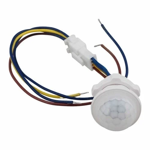 220V PIR Hareket Sens�r� 25cm Kablolu