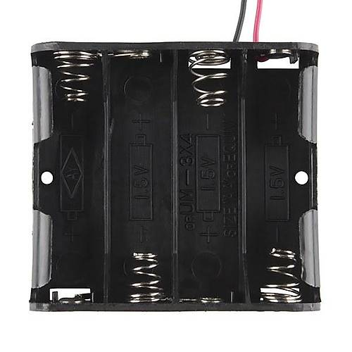 4'l� AA Pil Yuvas� (Barrel Jack ��k��l�) - Pil Yata��