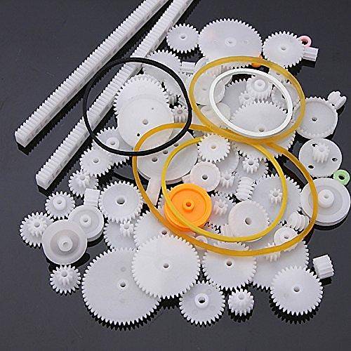 75 Par�a Plastik Di�li �ark Seti (DC Motor - DIY - Hobi Seti)